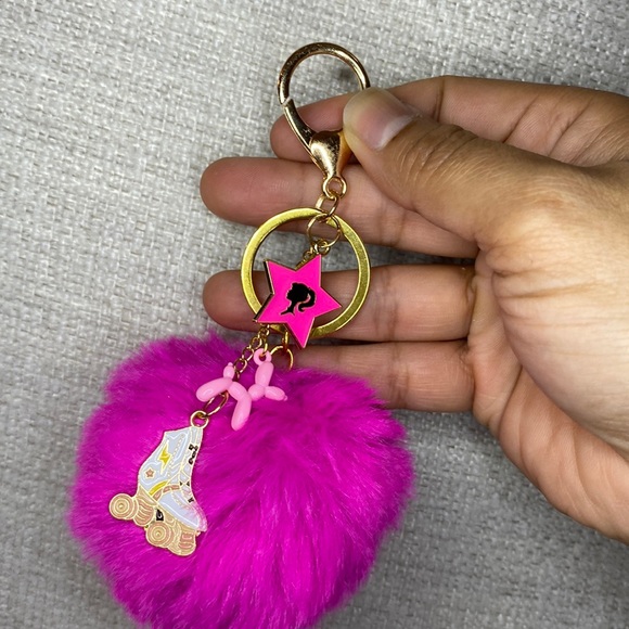 Barbiecore Purse Charm Keychain NWOT - Picture 3 of 4